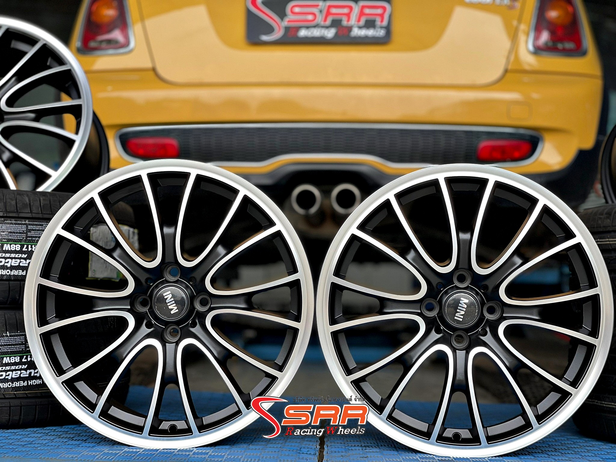 MINI-8076 ขอบ17 4x100 ET42 M/MATT BLK ราคาพิเศษ