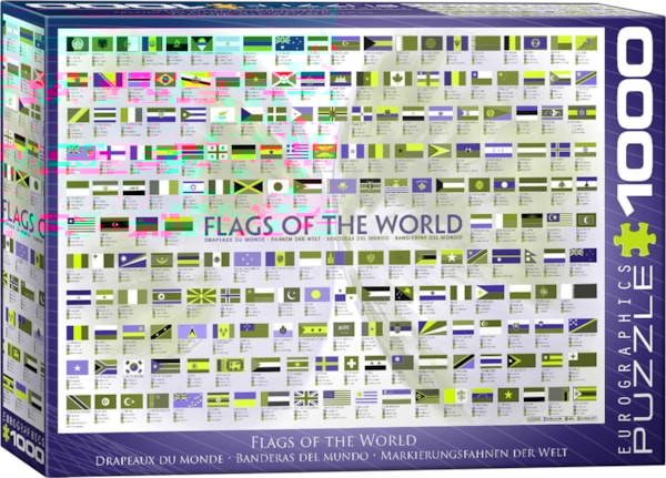 Eurographics - Flags of The World (Non-Pattern) 1000 pcs.
