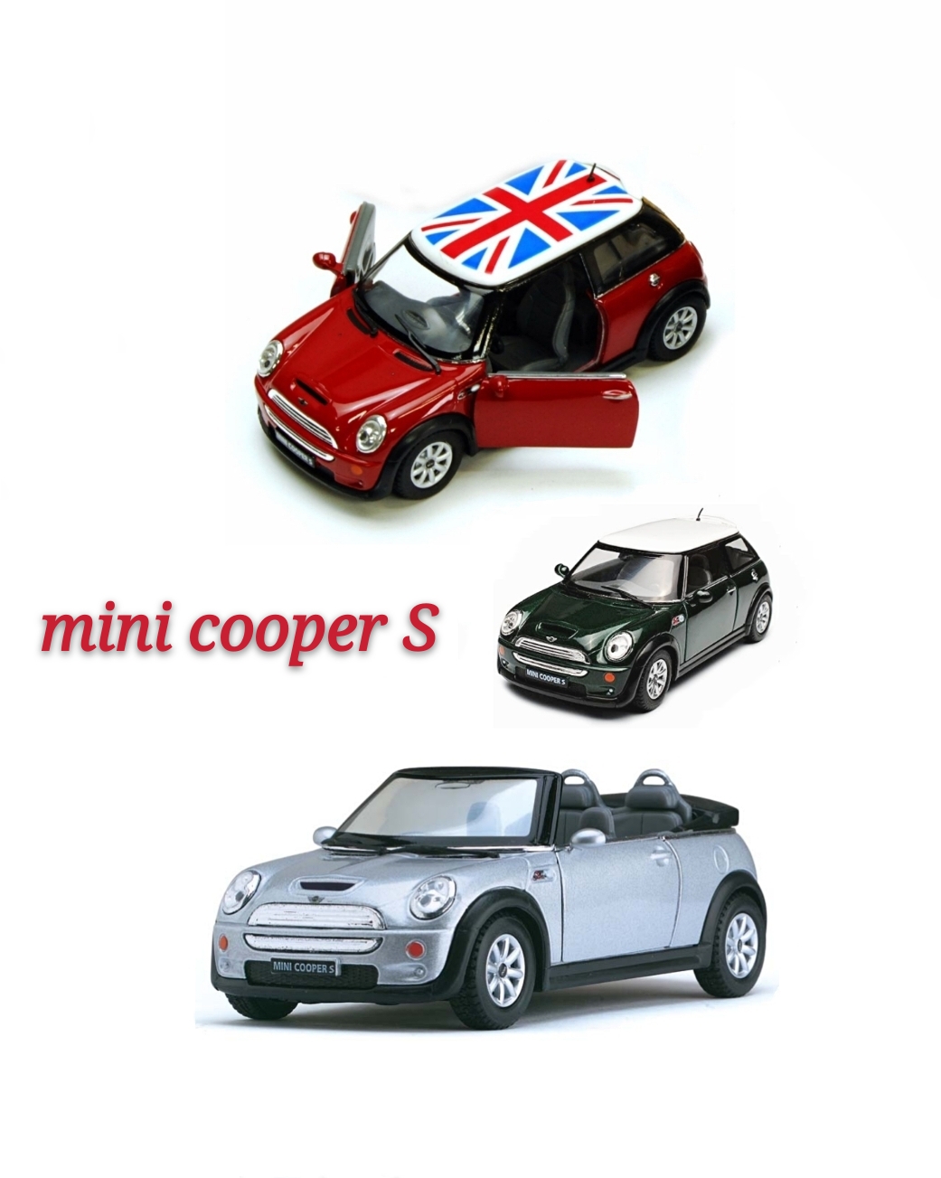 โมเดลรถเหล็ก Mini Cooper S (ปลีก-ส่ง)