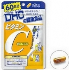 วิตามิน ซี DHC Vitamin C 60 Days (120 เม็ด) 60 วัน เพิ่มความขาว กระจ่างใส ลดจุดด่างดำ รอย ฝ้ากระ ค่อย ๆ จางลง