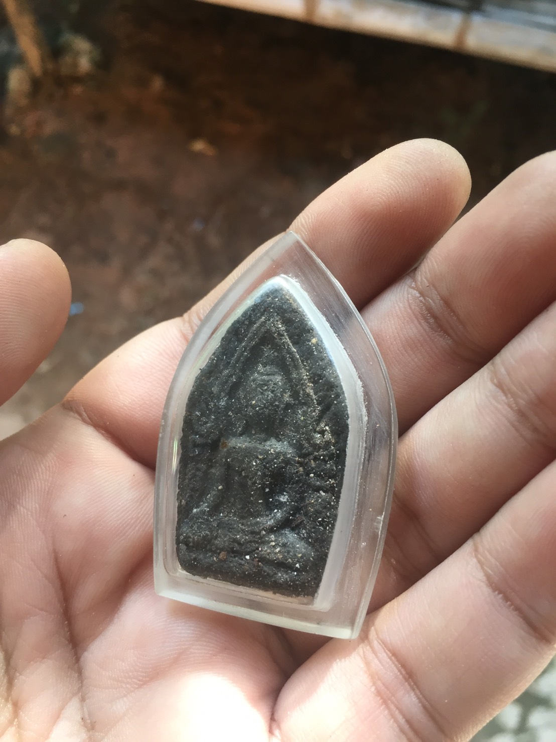 พระขุนแผน ป.1 เนื้อพิเศษ เนื้อสีผึ้ง 7 ป่าช้า