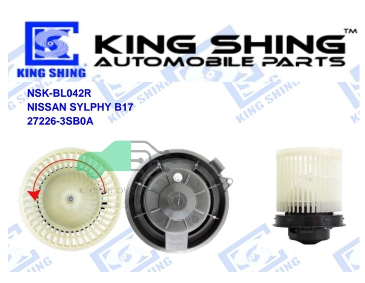 โบลเวอร์แอร์ NISSAN SYLPHY B17***ยี่ห้อ King Shing ประกัน 1 ปี