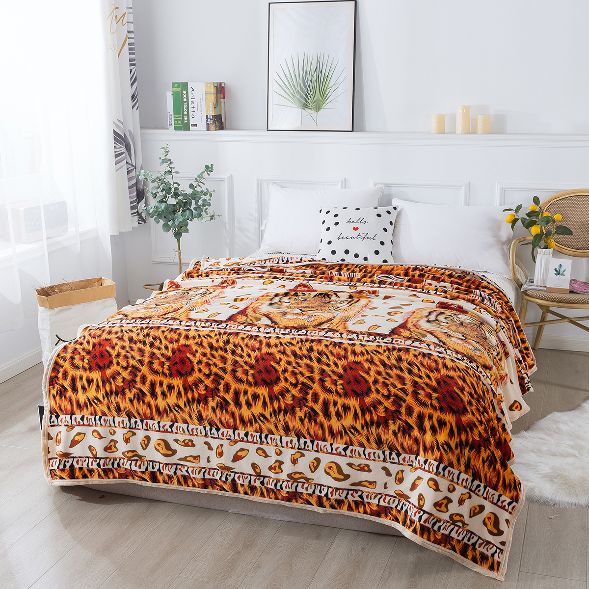 ผ้าห่มนาโน 6 ฟุตพิมพ์ลายการ์ตูน 12 ผืน