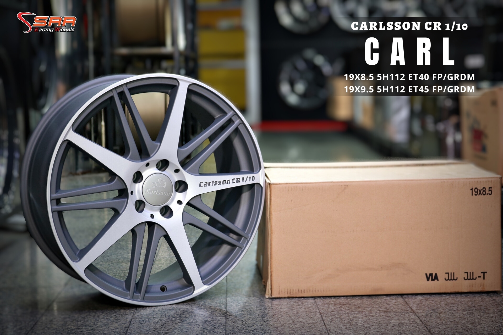 CARLSSON CR1/10 ขอบ19 นิ้ว 5x112 ล้อแม็กสำหรับรถBenz ราคาพิเศษ