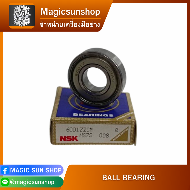 NSK BALL BEARING 6001ZZCM