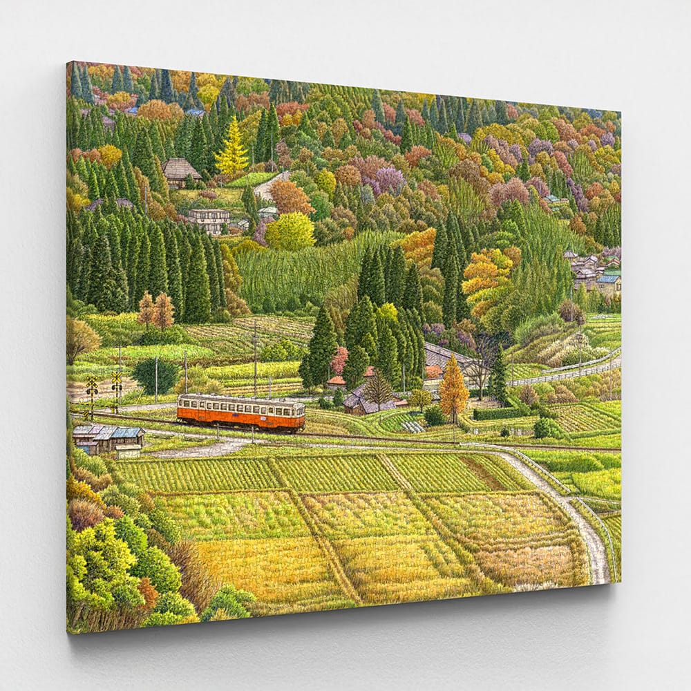 Pintoo - Scenery of Satoyama by Tadashi Matsumoto (Canvas) 2176 pcs.