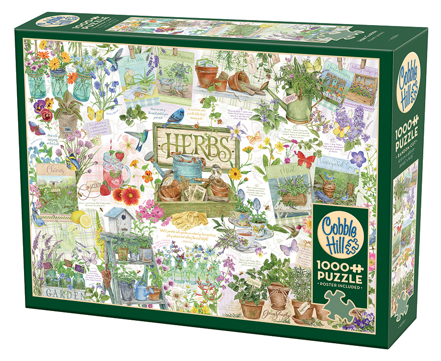 Cobble Hill - Herb Garden by Jane Shasky 1000 pcs.