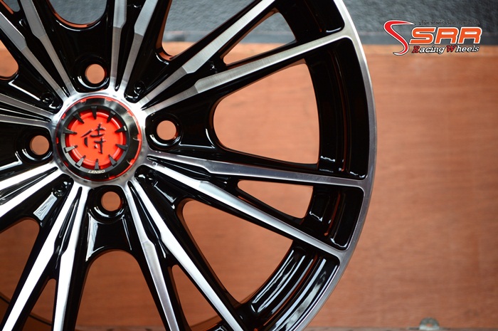 LENSO SAMURAI SC-HAYATO ขอบ15 ET35 4x100 BKF