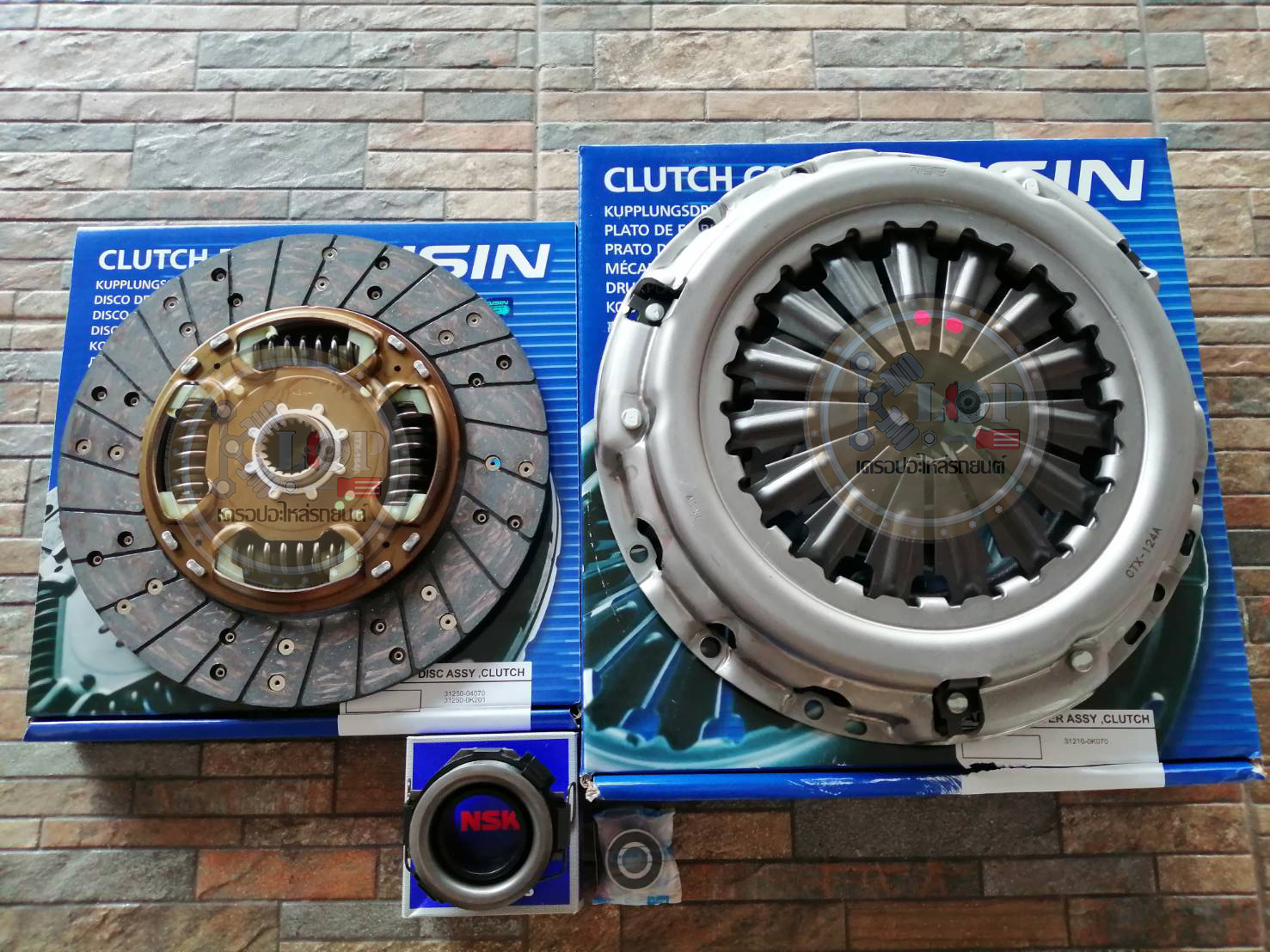 ชุดยกคลัทช์ (TOYOTA VIGO,FORTUNER 1KD 3.0cc.) +แถมลูกปืนปลายเกียร์*** (JP)