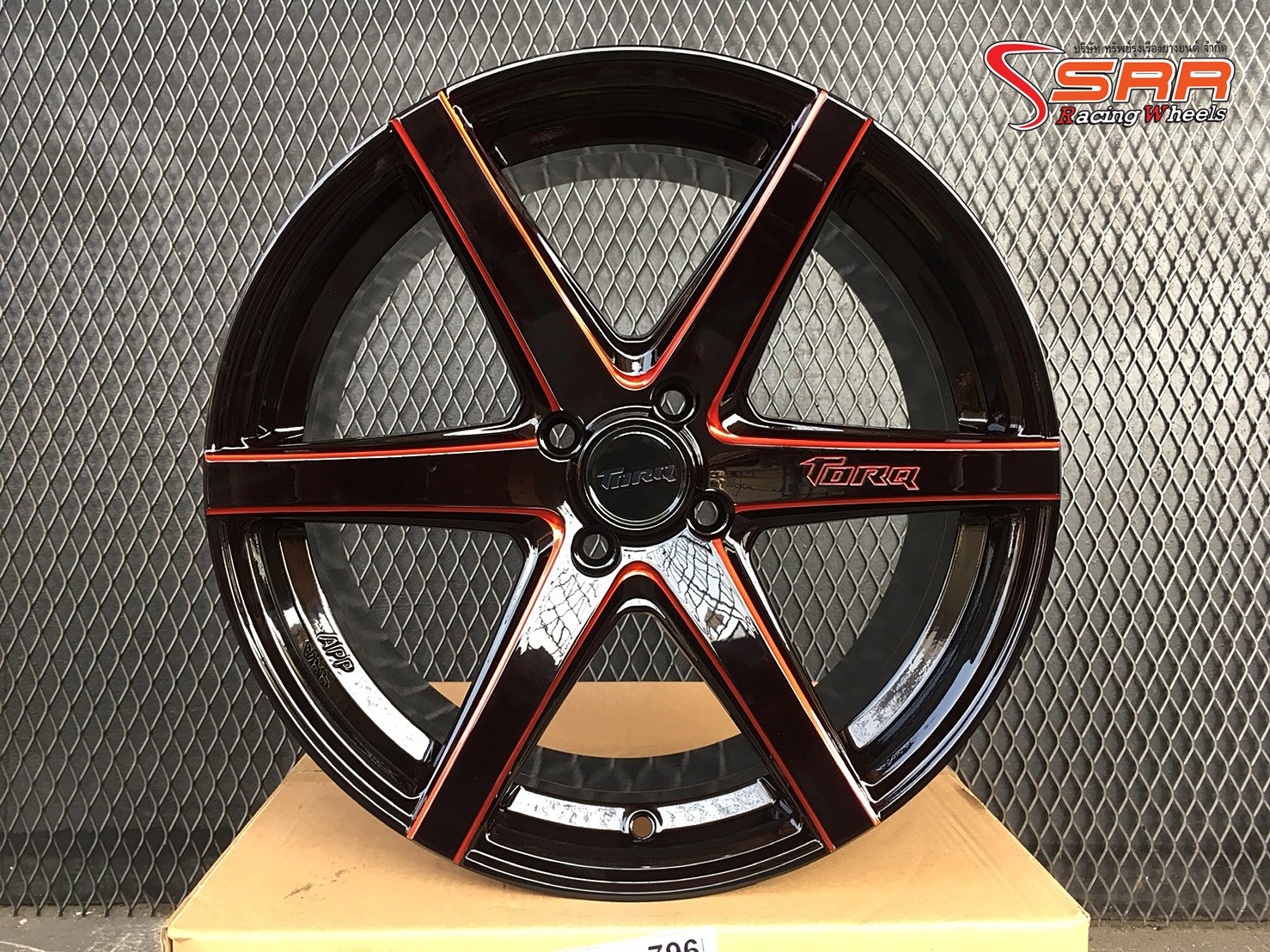 JAG TORQ ขอบ17 4H100 ET35 BKWR