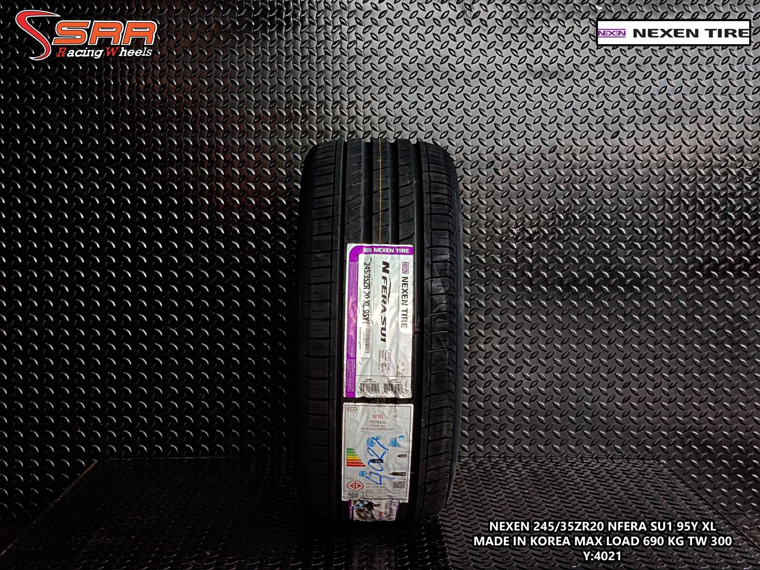 NEXEN NFERA SU1 245/35ZR20 ยางใหม่ ยางเกาหลี ปี2024 ราคาพิเศษ