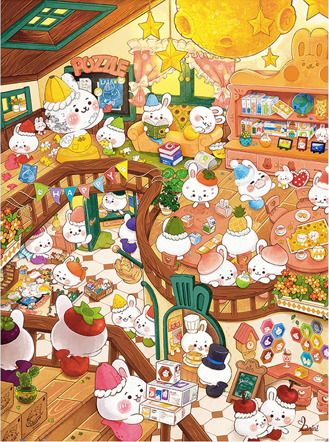 Pintoo - Bana Rabbit Cafe & Puzzle Shop by Bananini 1200 pcs.
