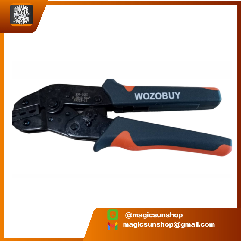 คีมปอกสายไฟ และหัวย้ำสายไฟ WOZOBUY SN-02C
