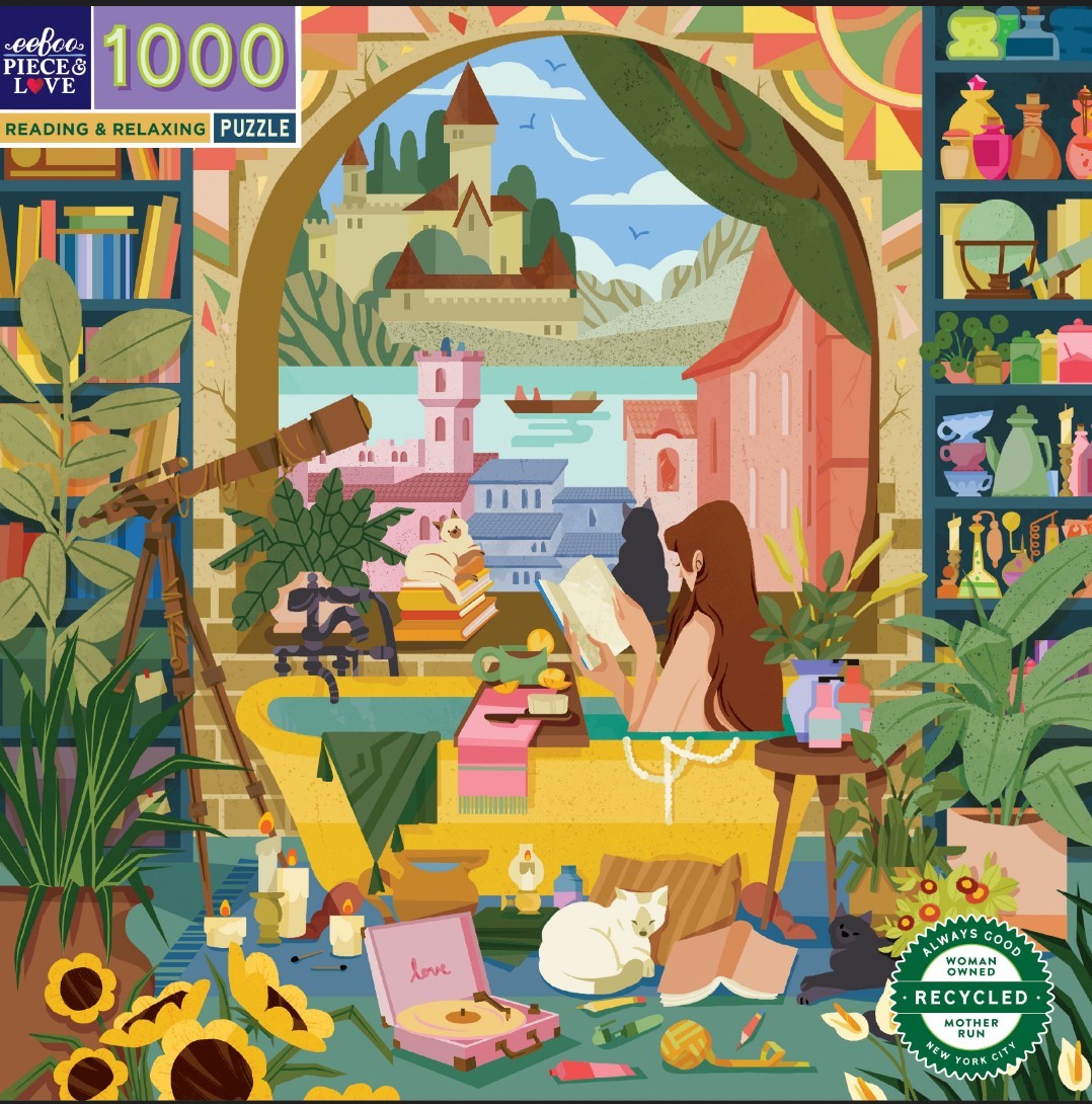eeBoo - Reading & Relaxing By Ashikin Hussin 1000 pcs.