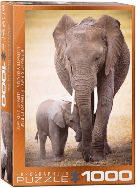 Eurographics - Elephant & Baby (Non-Pattern) 1000 pcs.
