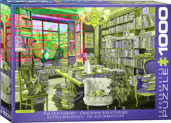 Eurographics - The Old Library (Non-Pattern) 1000 pcs.