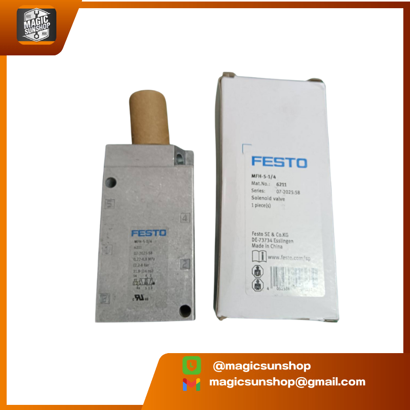 928802 FESTO MFH-5-1/4 #6211 SOLENOID VALVE