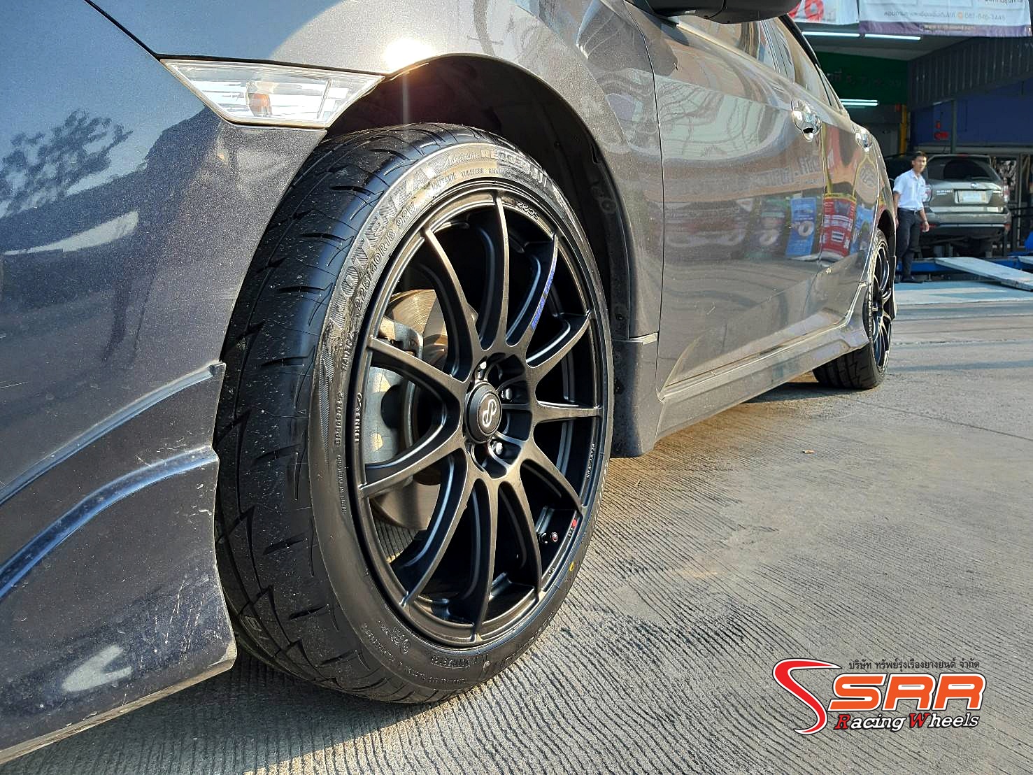 ENKEI TUNING SC22 ขอบ18 ET+40 10H100-114.3 DBK2K