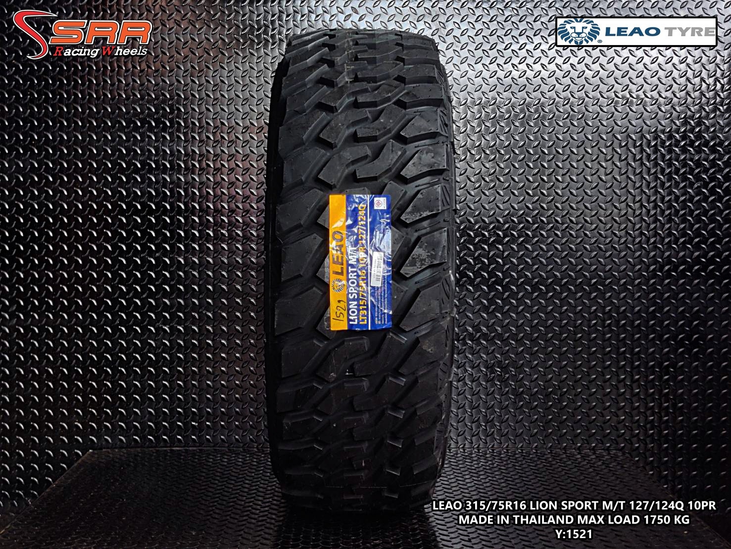 LEAO TIRE LION SPORT M/T 315/75R16 ยางใหม่ MUD-TERRAIN ราคาพิเศษ