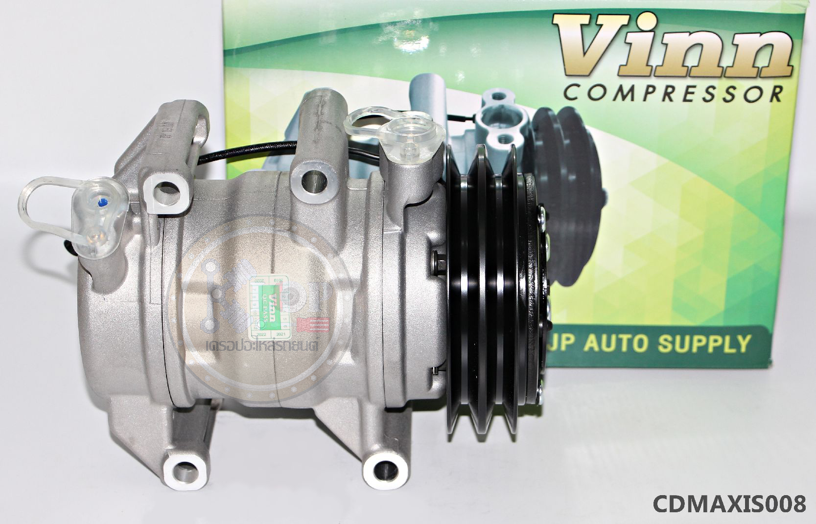 CDMAXIS008 คอมแอร์ VINN : CALSONIC D-MAX 2003 มู่เลย์ 2ร่อง (ลูกสูบ) No15 (งานไตหวัน-จีน)