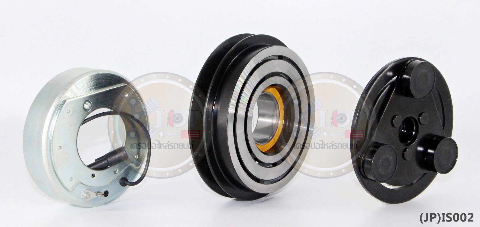 (JP)IS002-JP ชุดหน้าคลัทช์(Vinn) ISUZU D-MAX ปี2006 Commonrail 1ร่อง (ญี่ปุ่น) 125mm. 1A 12V.