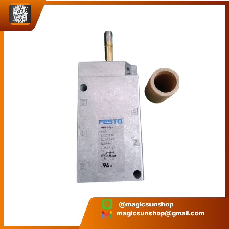 928802 FESTO MFH-5-1/4 #6211 SOLENOID VALVE