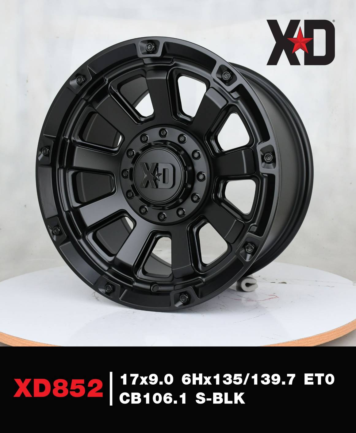 KMC XD-SERIES ล้อแท้ ขอบ17 นิ้ว 6H139.7 ราคาพิเศษ ที่SRR