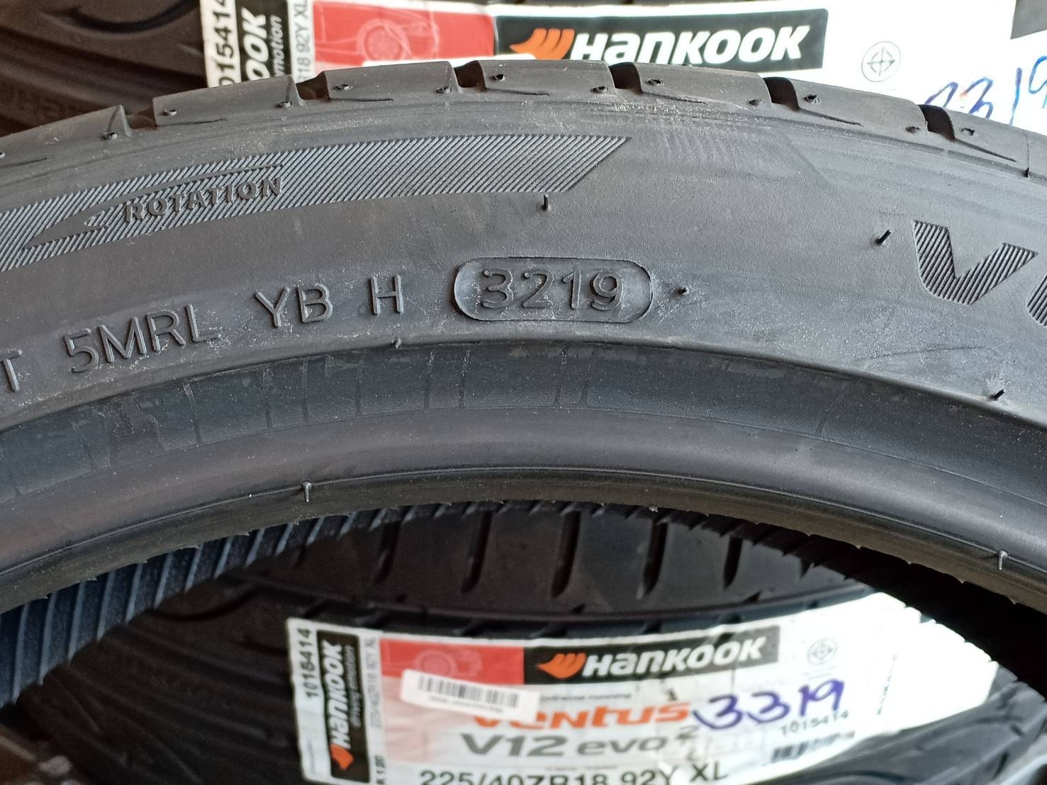 HANKOOK VENTUS V12 EVO2 225/40ZR18 ยางเกาหลี ลดราคาพิเศษ