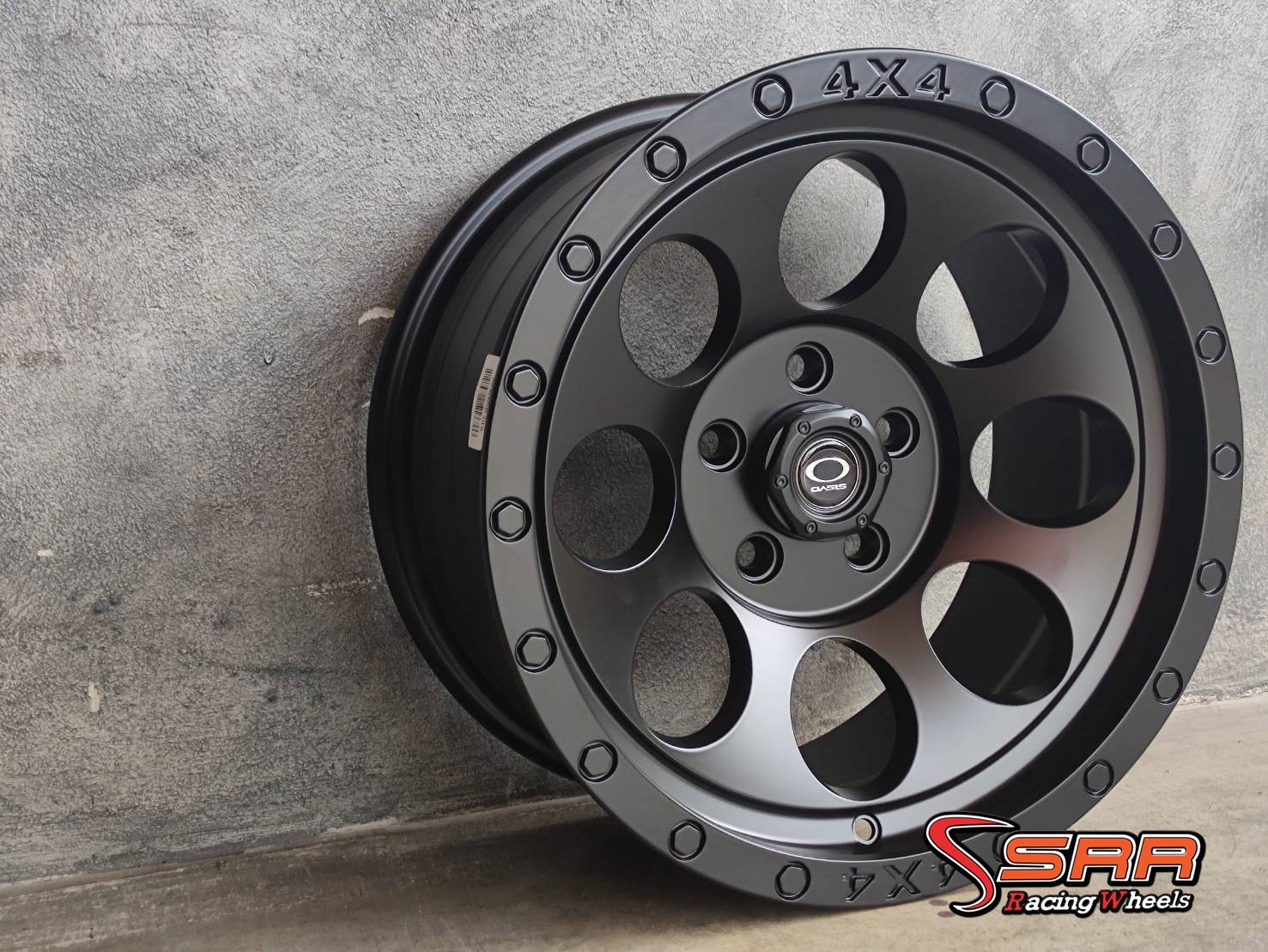 OASIS 885 ลายหยดน้ำ 16x8 5H114.3 ET0 MATT BLACK