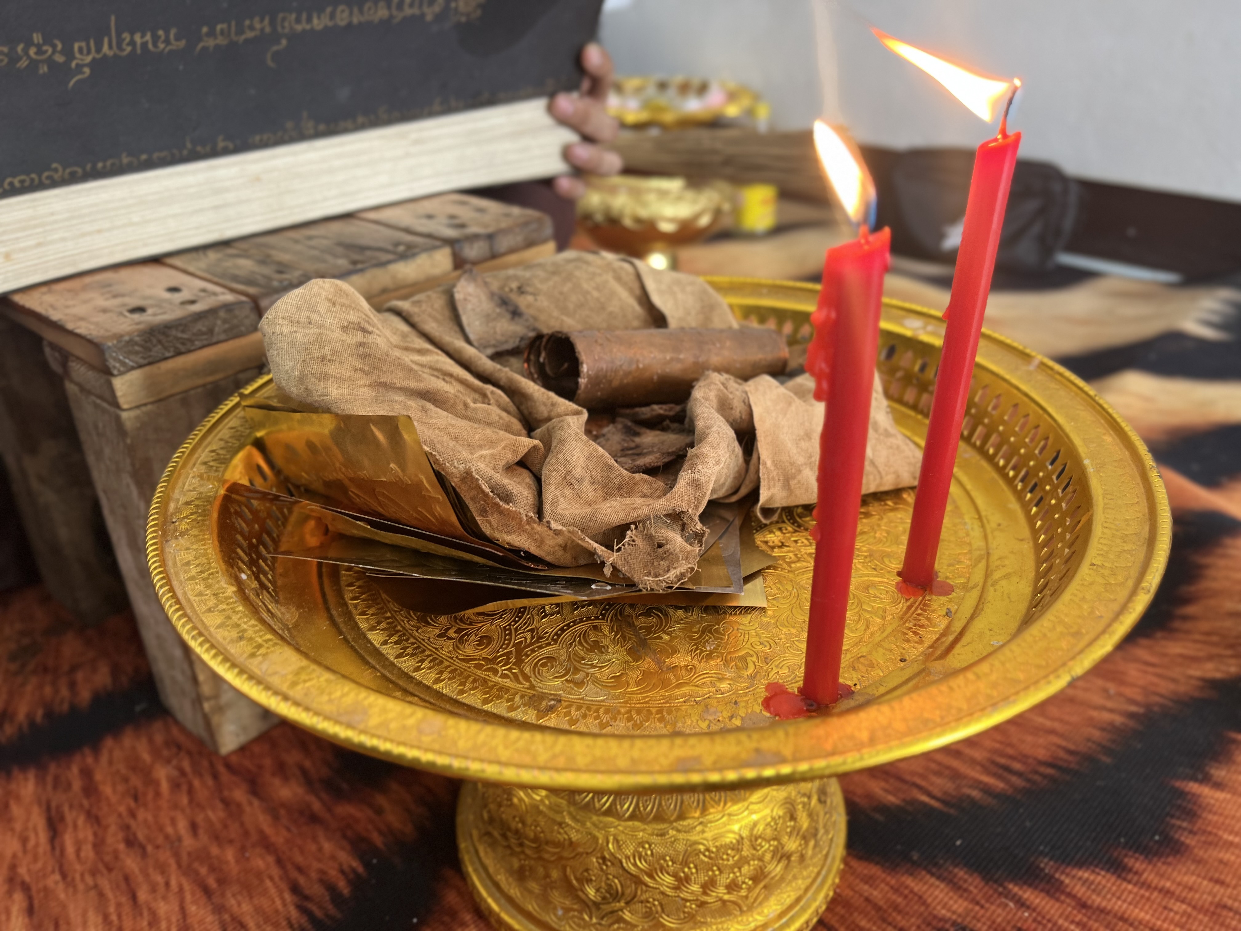 20/07/2566 มาเอามวลสารและจารแผ่นตะกรุดทำงั่งอยุธยา อาจารย์เวียง ขุนแผน