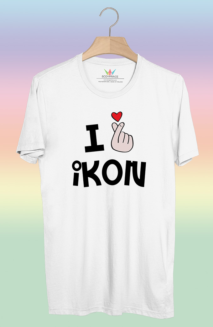 BP606 เสื้อยืด I Love iKON