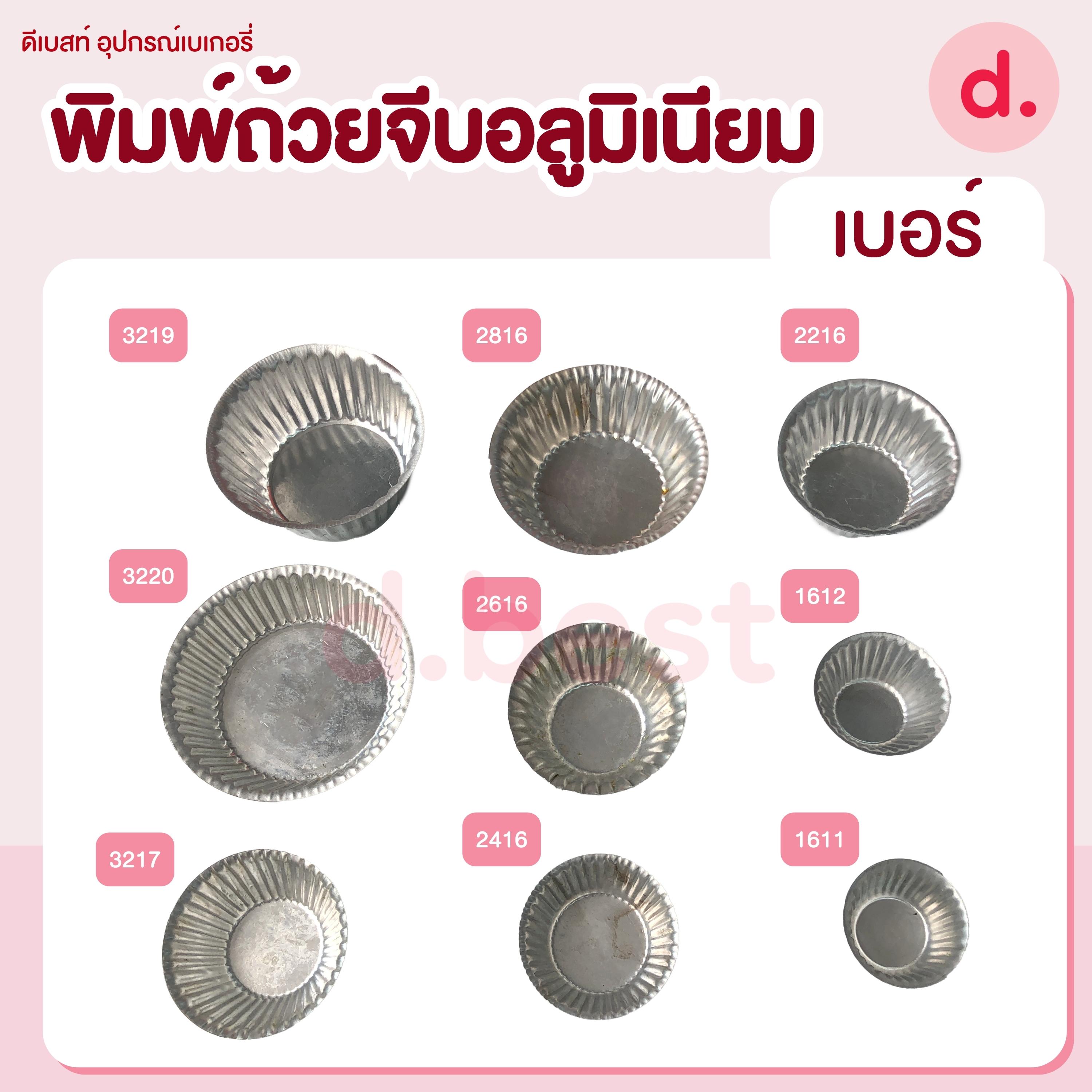 พิมพ์จีบอลูมิเนียม-พิมพ์ถ้วยจีบอลูมิเนียม