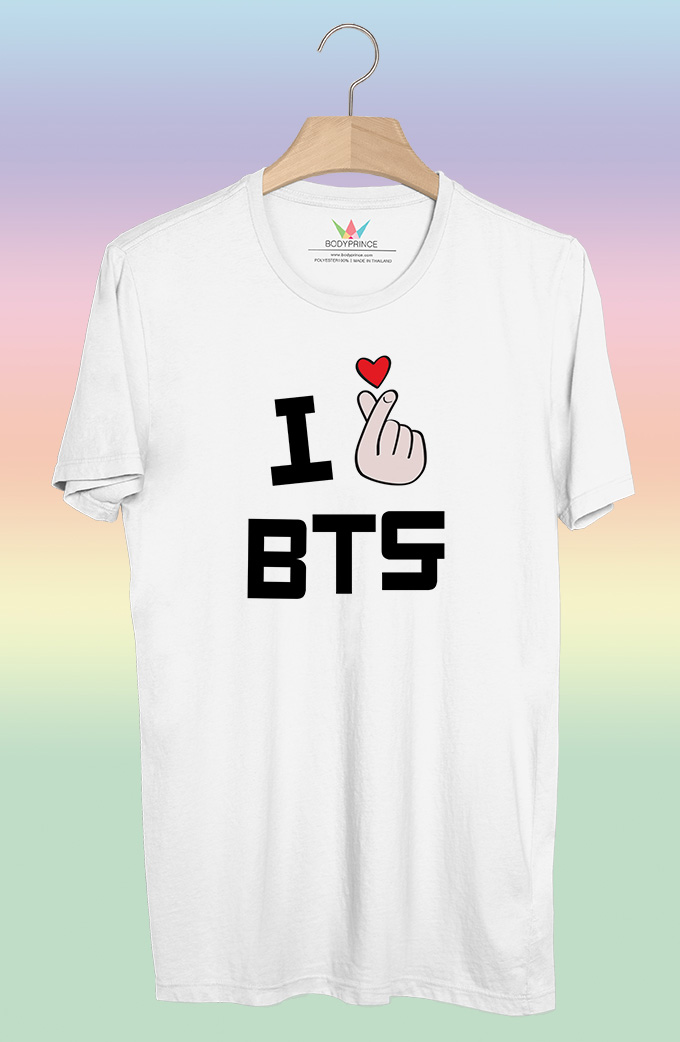 BP601 เสื้อยืด I Love BTS