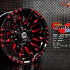 OASIS MARVEL 26S ขอบ16 6H139.7 ET0 B+MILLING+SPOKES+RED ราคาพิเศษ