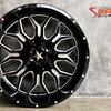 OASIS LP35 20x10 6x139.7 ET-24 BLACK MILL SPOKES+MILL DOTS