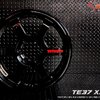 TE37 XX ล้อไทย ขอบ18 6H139.7 ET33 BLACK (WE ED-RED) ราคาพิเศษ
