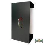 Fire Locker ล็อกเกอร์เก็บถังดับเพลิง สีดำ