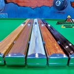 กล่องใส่ไม้คิว 2 ท่อน แบบอลูมิเนียมทั้งใบลายไม้