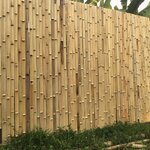 ผนังไม้ไผ่ bamboowall bamboofence