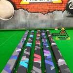 กล่องใส่ไม้คิว 2ท่อนแบบไม้หุ้มผ้าPU