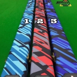 กล่องไม้คิวท่อนเดียวแบบไม้หุ้มผ้า PU