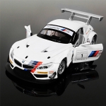 โมเดลรถเหล็ก BMW Z4 GT3 มีเสียง มีไฟ Scale 1:32 (ปลีก-ส่ง)