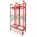 ชั้นเก็บชุดดับเพลิง เคลื่อนที่ (Fire Suit Rack Mobile Type)