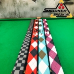 กล่องใส่ไม้คิวท่อนเดียวแบบไม้หุ้มผ้าPU ลายตาราง