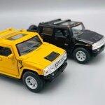 2005 Hummer H2 SUV โมเดลรถเหล็ก (ปลีก-ส่ง)