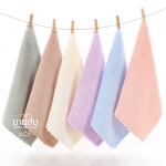 ผ้าเช็ดหน้าขนเป็ดคละสี 1 โหล