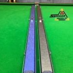 กล่องใส่ไม้คิวท่อนเดียว อลูมิเนียมหุ้มหนัง 2 ด้าม