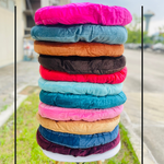 เบาะรองนั่งการ์ตูนวงกลม ลายการ์ตูน (10 ชิ้นคละสี)