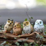 นกฮูกจิ๋ว 1ชุด มี 4 ตัว