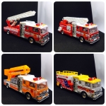 โมเดลรถเหล็ก รถดับเพลิง รถกู้ภัย มีเสียง มีไฟ (ปลีก-ส่ง)